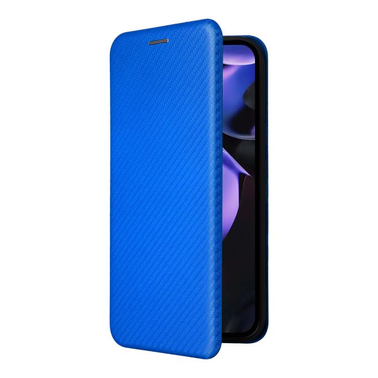 For Google Pixel 9a Carbon Fiber Texture Flip Leather Phone Case