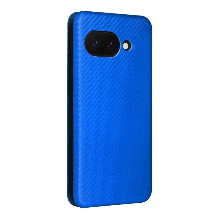For Google Pixel 9a Carbon Fiber Texture Flip Leather Phone Case