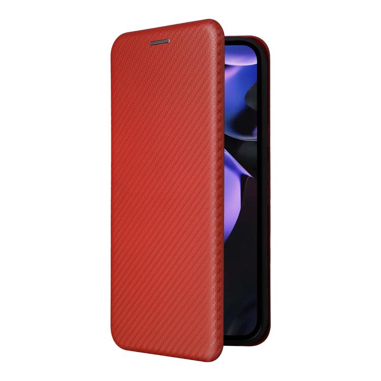 For Google Pixel 9a Carbon Fiber Texture Flip Leather Phone Case
