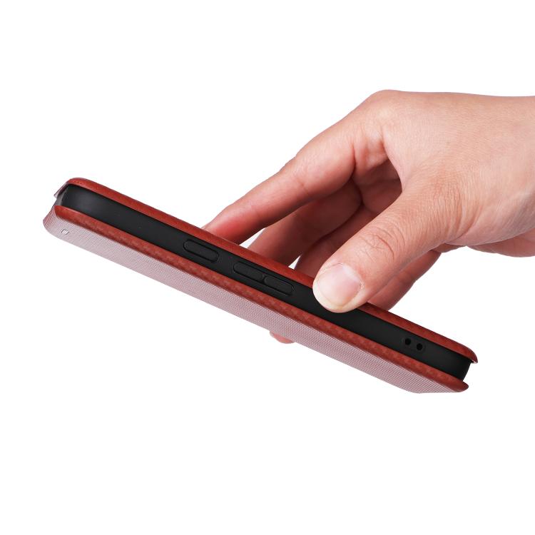 For Google Pixel 9a Carbon Fiber Texture Flip Leather Phone Case
