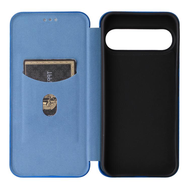 For Google Pixel 10 Pro XL 5G Global Carbon Fiber Texture Flip Leather Phone Case