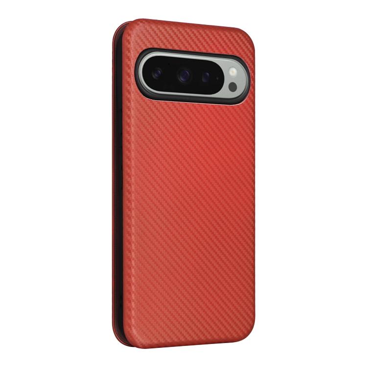 For Google Pixel 10 Pro XL 5G Global Carbon Fiber Texture Flip Leather Phone Case