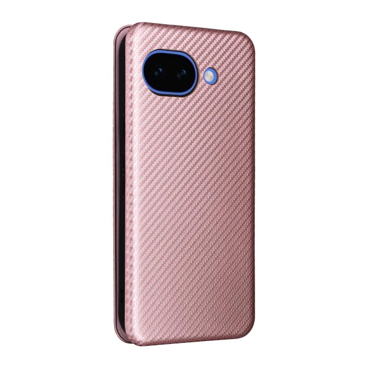 For Google Pixel 10a Carbon Fiber Texture Flip Leather Phone Case