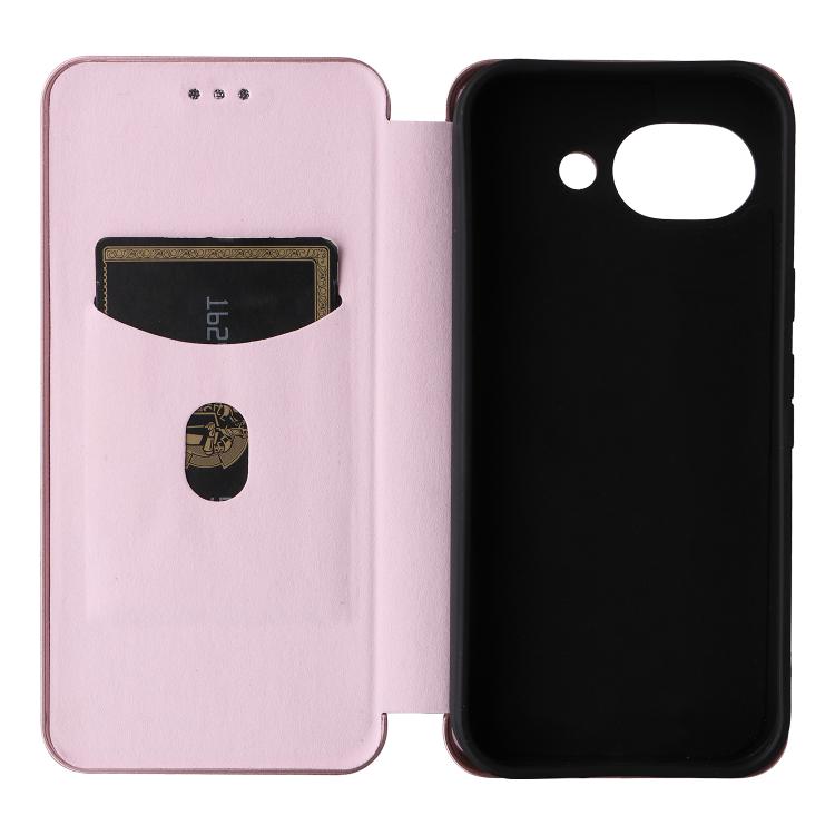 For Google Pixel 10a Carbon Fiber Texture Flip Leather Phone Case