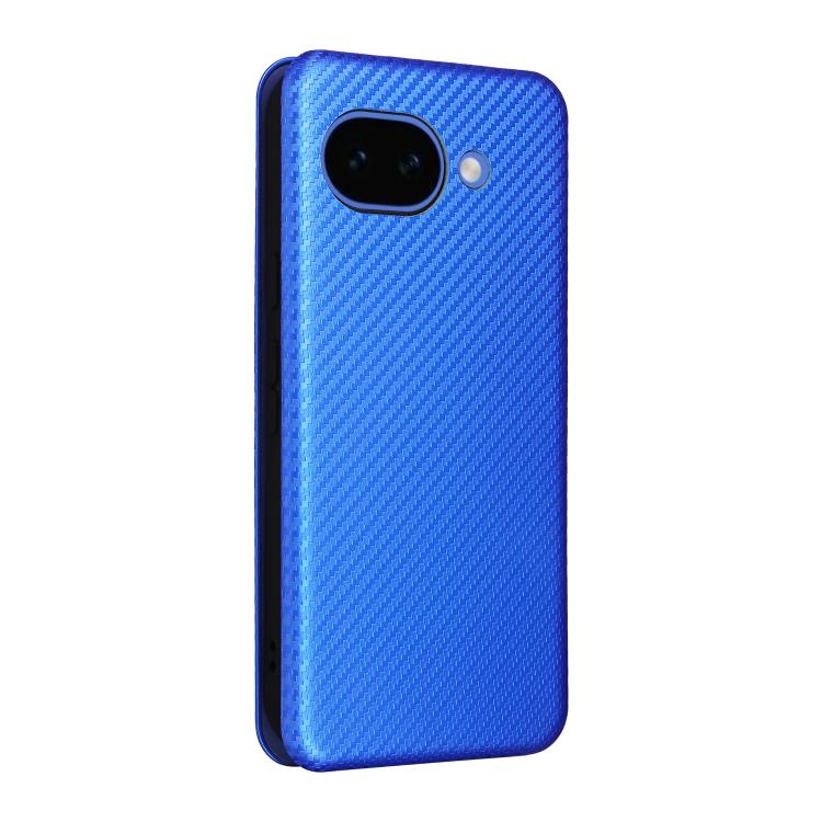 For Google Pixel 10a Carbon Fiber Texture Flip Leather Phone Case