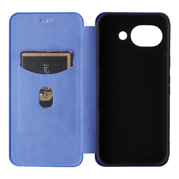 For Google Pixel 10a Carbon Fiber Texture Flip Leather Phone Case