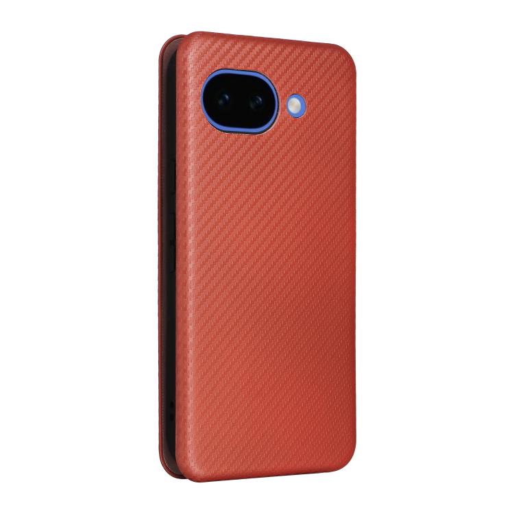 For Google Pixel 10a Carbon Fiber Texture Flip Leather Phone Case