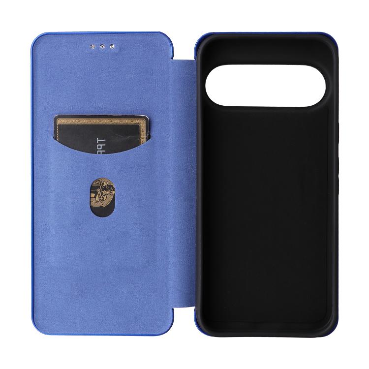 For Google Pixel 11 Pro / 11 Carbon Fiber Texture Flip Leather Phone Case