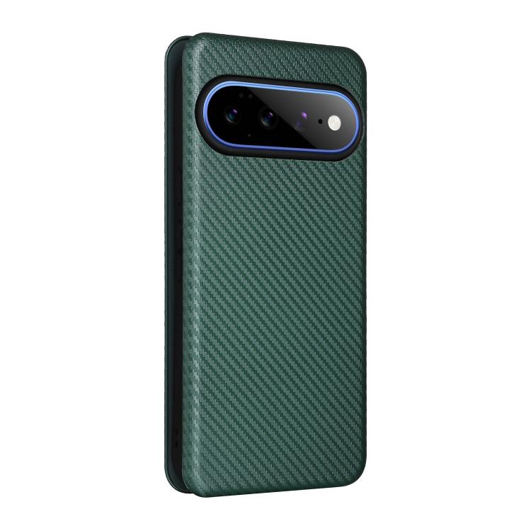 For Google Pixel 11 Pro / 11 Carbon Fiber Texture Flip Leather Phone Case