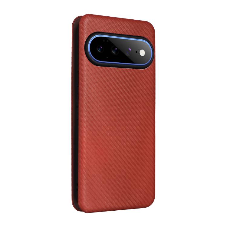 For Google Pixel 11 Pro XL Carbon Fiber Texture Flip Leather Phone Case
