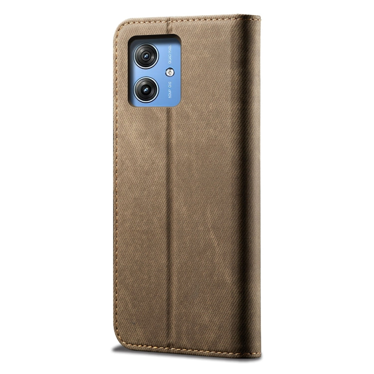 For Motorola Moto G54 Power 5G Denim Texture Flip Leather Phone Case