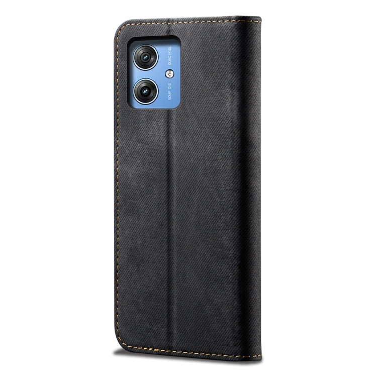 For Motorola Moto G54 Power 5G Denim Texture Flip Leather Phone Case