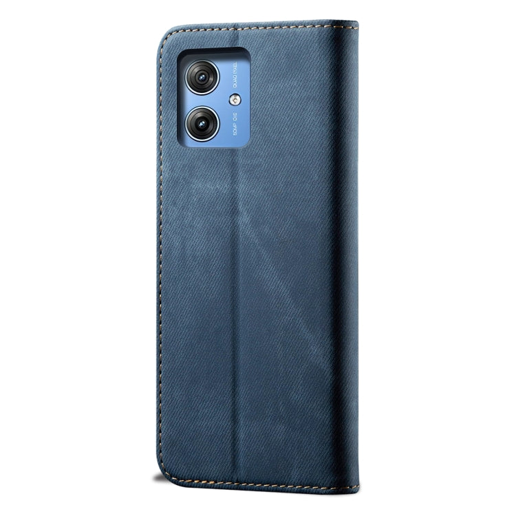 For Motorola Moto G54 Power 5G Denim Texture Flip Leather Phone Case