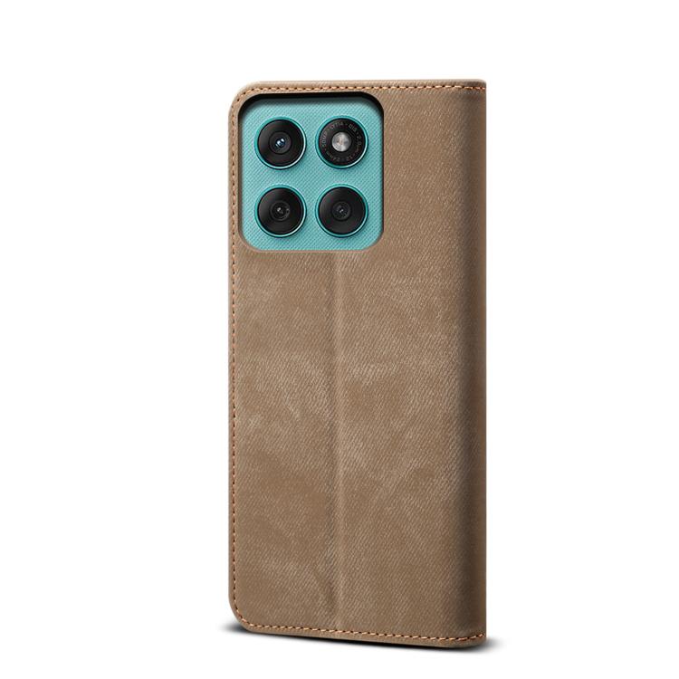 For Motorola Edge 60 Denim Texture Flip Leather Phone Case