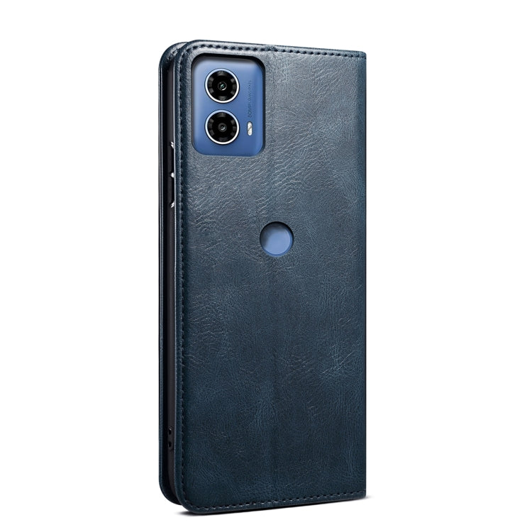 For Motorola Edge 50 Fusion Oil Wax Crazy Horse Texture Leather Phone Case