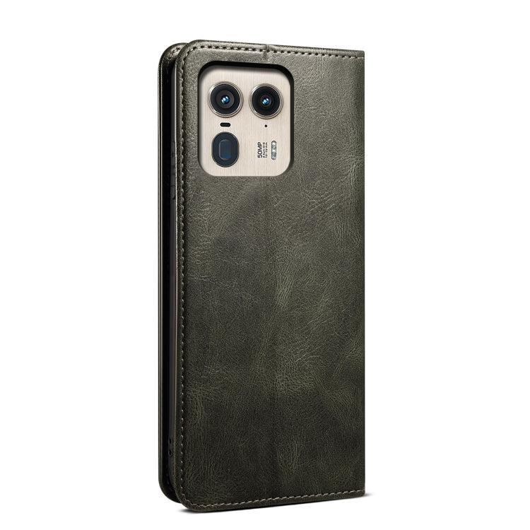 For Motorola Edge 50 Ultra Oil Wax Crazy Horse Texture Leather Phone Case