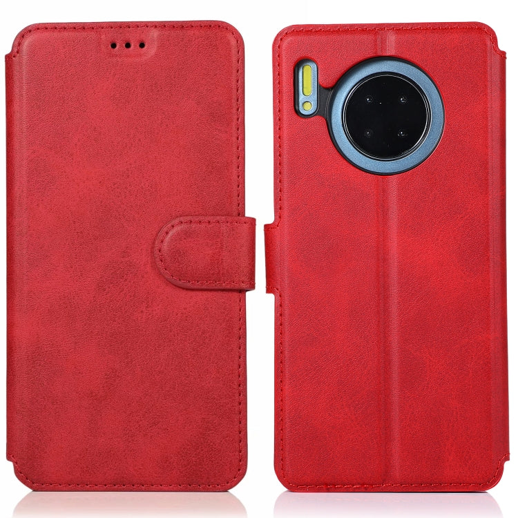 For Huawei Mate 30 Calf Texture Magnetic Buckle Horizontal Flip Leather Case with Holder & Card Slots & Wallet & Photo Frame
