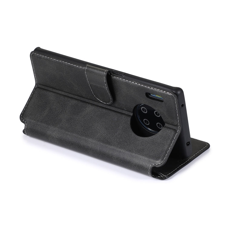 For Huawei Mate 30 Pro Calf Texture Magnetic Buckle Horizontal Flip Leather Case with Holder & Card Slots & Wallet & Photo Frame