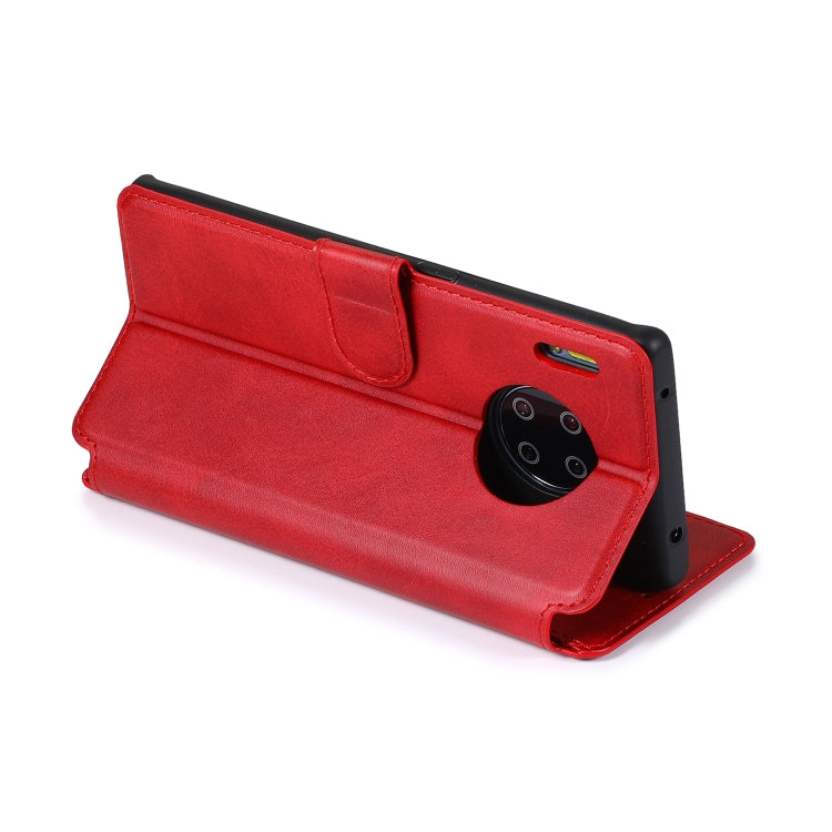 For Huawei Mate 30 Pro Calf Texture Magnetic Buckle Horizontal Flip Leather Case with Holder & Card Slots & Wallet & Photo Frame