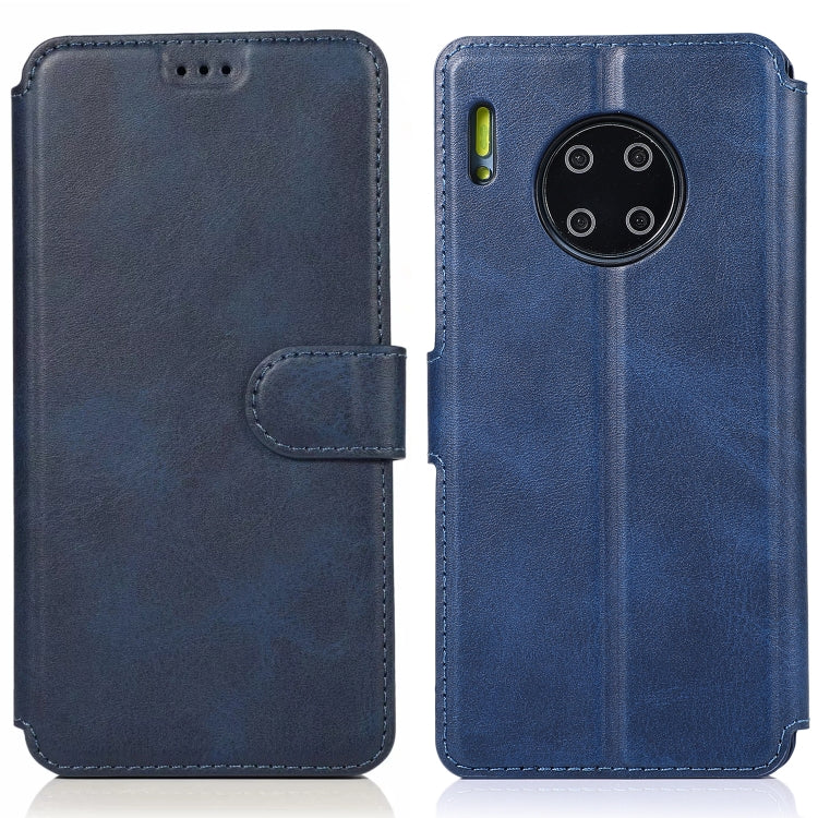 For Huawei Mate 30 Pro Calf Texture Magnetic Buckle Horizontal Flip Leather Case with Holder & Card Slots & Wallet & Photo Frame