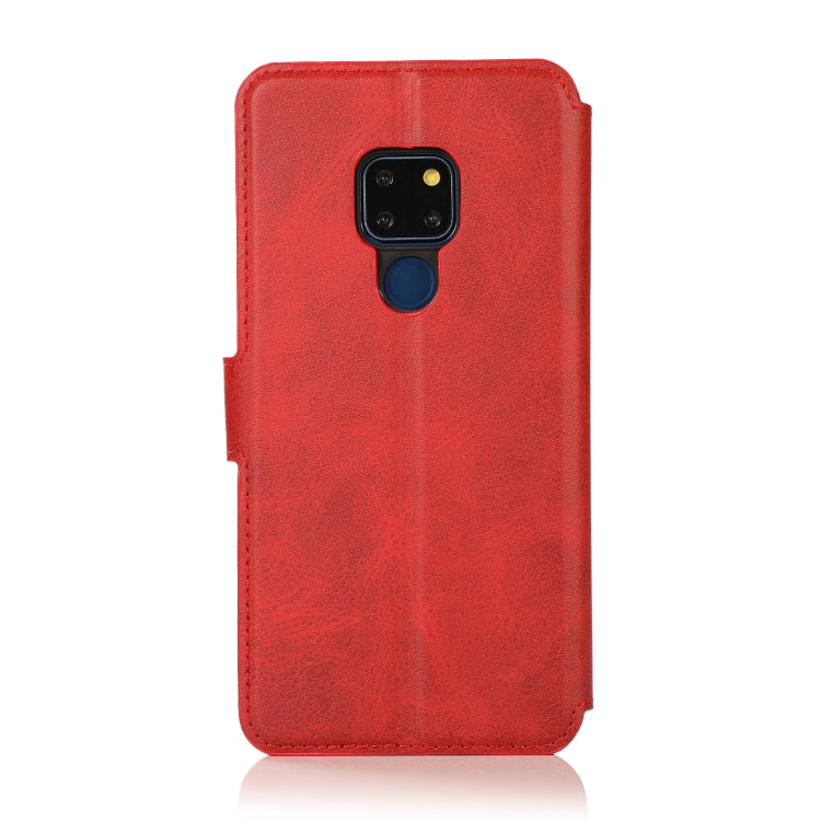 For Huawei Mate 20 Calf Texture Magnetic Buckle Horizontal Flip Leather Case with Holder & Card Slots & Wallet & Photo Frame