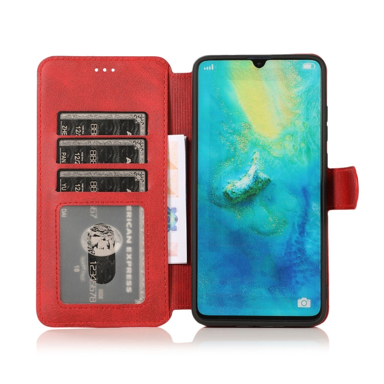 For Huawei Mate 20 Calf Texture Magnetic Buckle Horizontal Flip Leather Case with Holder & Card Slots & Wallet & Photo Frame