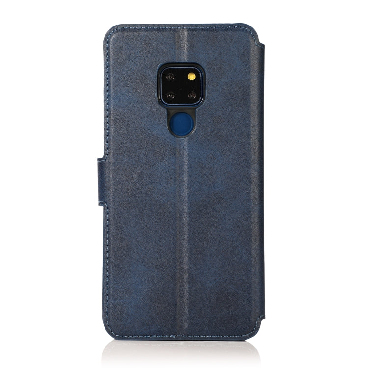 For Huawei Mate 20 Calf Texture Magnetic Buckle Horizontal Flip Leather Case with Holder & Card Slots & Wallet & Photo Frame