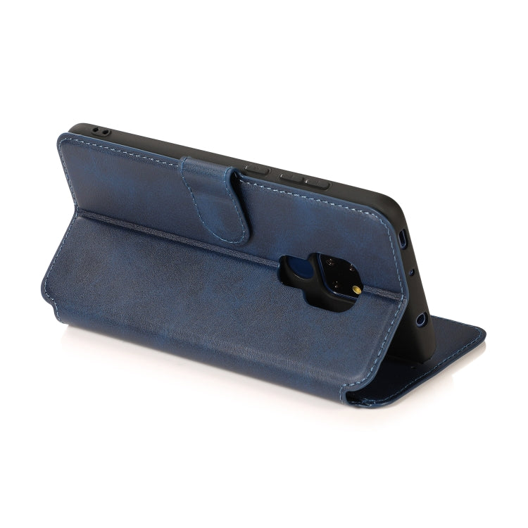 For Huawei Mate 20 Calf Texture Magnetic Buckle Horizontal Flip Leather Case with Holder & Card Slots & Wallet & Photo Frame