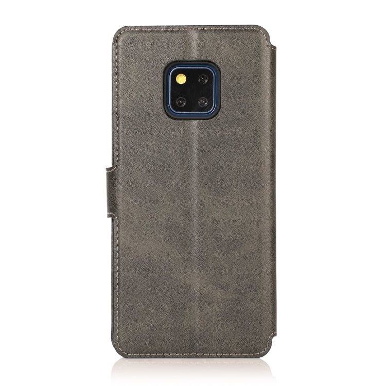 For Huawei Mate 20 Pro Calf Texture Magnetic Buckle Horizontal Flip Leather Case with Holder & Card Slots & Wallet & Photo Frame
