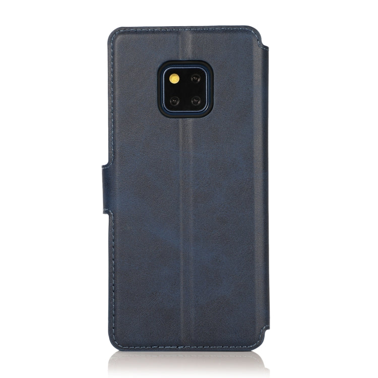 For Huawei Mate 20 Pro Calf Texture Magnetic Buckle Horizontal Flip Leather Case with Holder & Card Slots & Wallet & Photo Frame