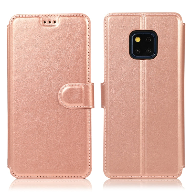 For Huawei Mate 20 Pro Calf Texture Magnetic Buckle Horizontal Flip Leather Case with Holder & Card Slots & Wallet & Photo Frame
