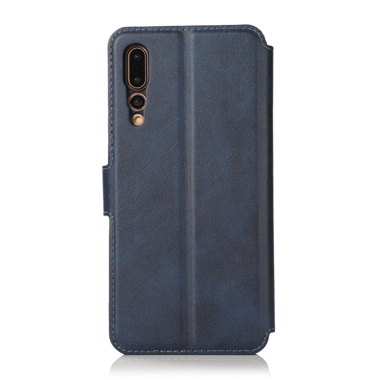 For Huawei P20 Pro Calf Texture Magnetic Buckle Horizontal Flip Leather Case with Holder & Card Slots & Wallet & Photo Frame