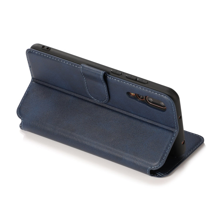 For Huawei P20 Pro Calf Texture Magnetic Buckle Horizontal Flip Leather Case with Holder & Card Slots & Wallet & Photo Frame