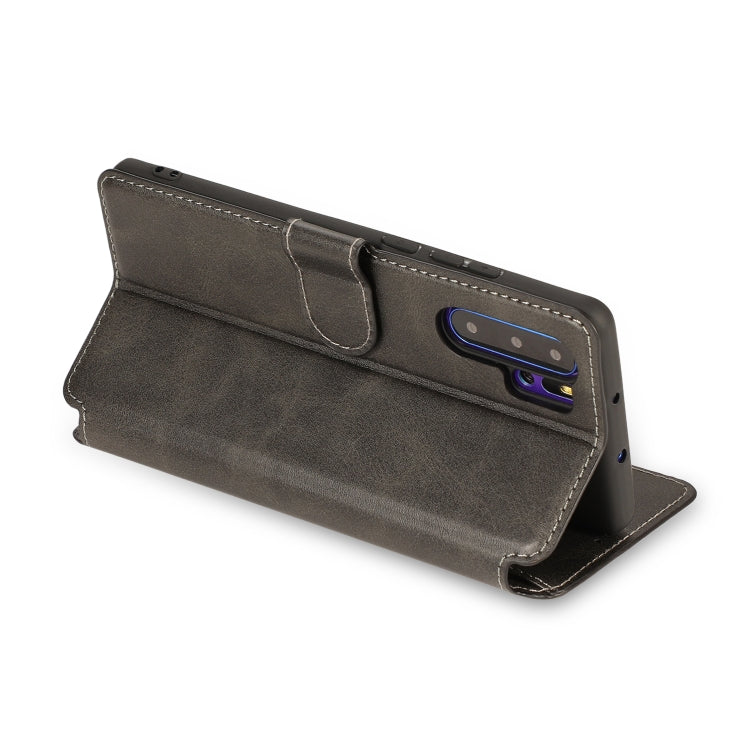 For Huawei P30 Pro Calf Texture Magnetic Buckle Horizontal Flip Leather Case with Holder & Card Slots & Wallet & Photo Frame