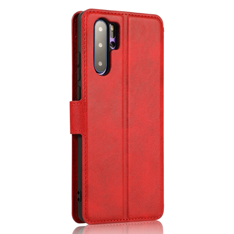 For Huawei P30 Pro Calf Texture Magnetic Buckle Horizontal Flip Leather Case with Holder & Card Slots & Wallet & Photo Frame