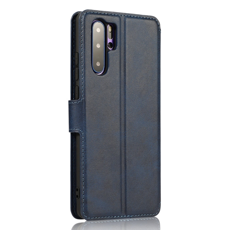 For Huawei P30 Pro Calf Texture Magnetic Buckle Horizontal Flip Leather Case with Holder & Card Slots & Wallet & Photo Frame