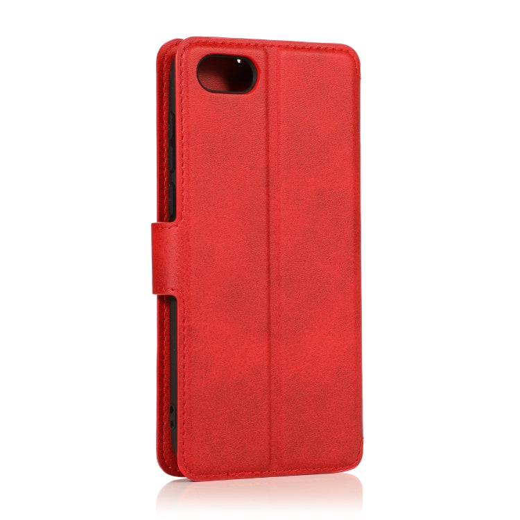 For Huawei Y5 2018 Calf Texture Magnetic Buckle Horizontal Flip Leather Case with Holder & Card Slots & Wallet & Photo Frame