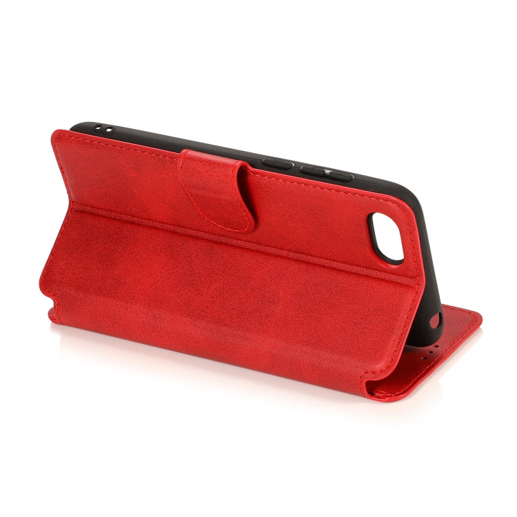 For Huawei Y5 2018 Calf Texture Magnetic Buckle Horizontal Flip Leather Case with Holder & Card Slots & Wallet & Photo Frame