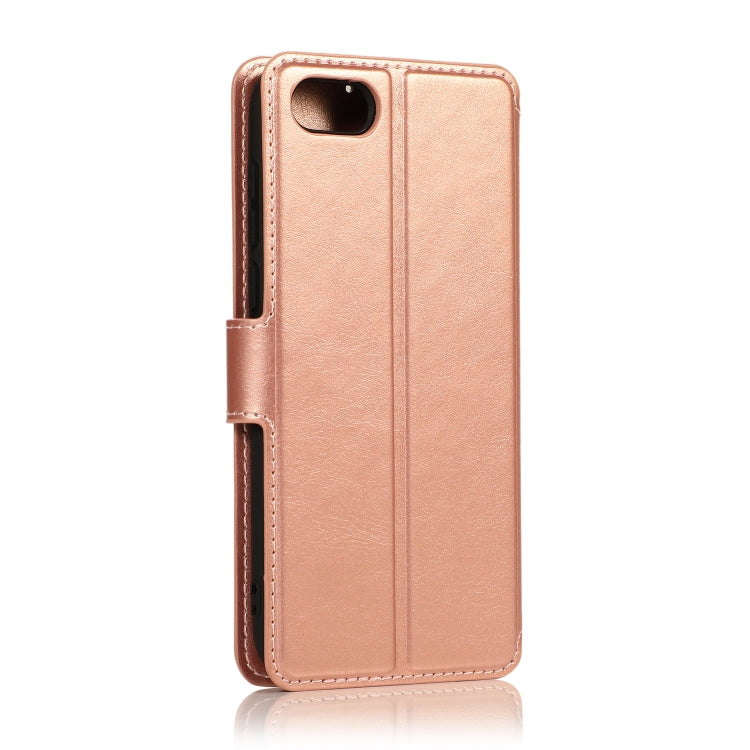 For Huawei Y5 2018 Calf Texture Magnetic Buckle Horizontal Flip Leather Case with Holder & Card Slots & Wallet & Photo Frame