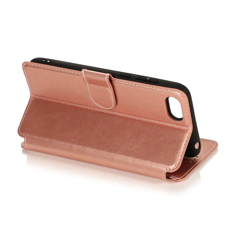 For Huawei Y5 2018 Calf Texture Magnetic Buckle Horizontal Flip Leather Case with Holder & Card Slots & Wallet & Photo Frame