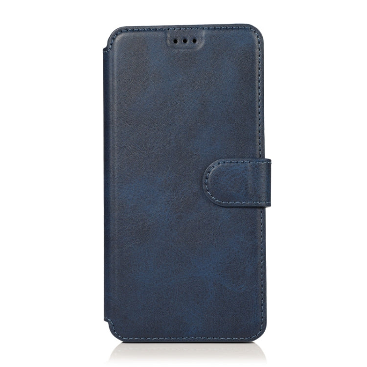 For Huawei Y7 2019 Calf Texture Magnetic Buckle Horizontal Flip Leather Case with Holder & Card Slots & Wallet & Photo Frame