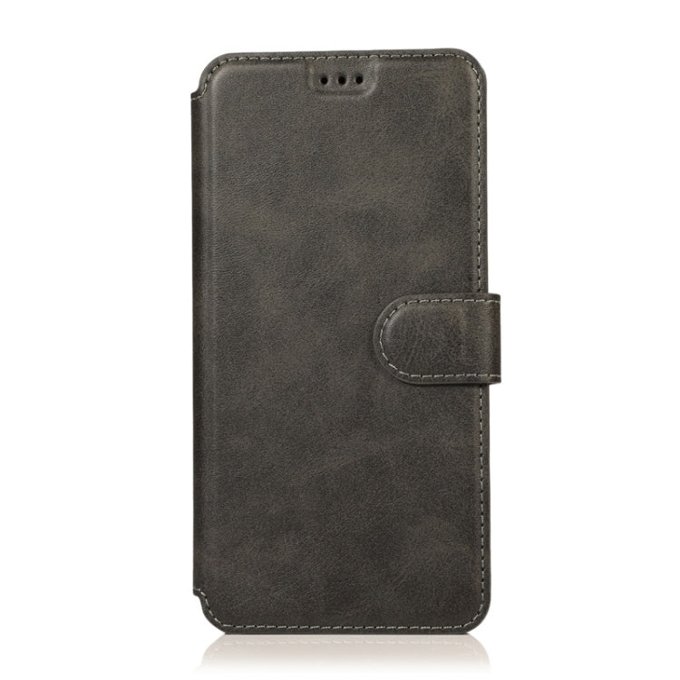 For Huawei Y9 2018 Calf Texture Magnetic Buckle Horizontal Flip Leather Case with Holder & Card Slots & Wallet & Photo Frame