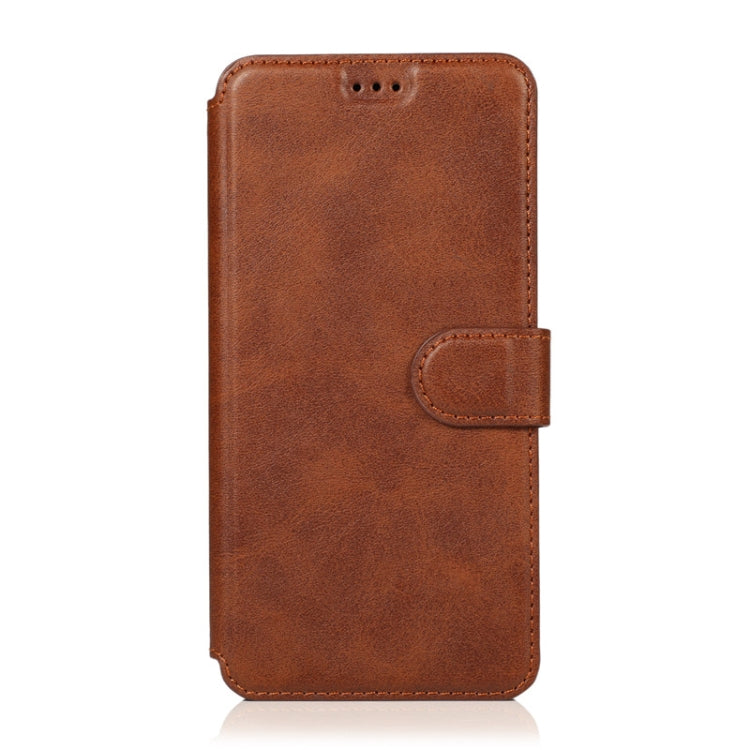 For Huawei Y9 2018 Calf Texture Magnetic Buckle Horizontal Flip Leather Case with Holder & Card Slots & Wallet & Photo Frame