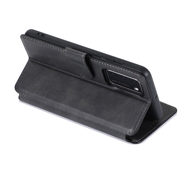 For Huawei P40 Calf Texture Magnetic Buckle Horizontal Flip Leather Case with Holder & Card Slots & Wallet & Photo Frame