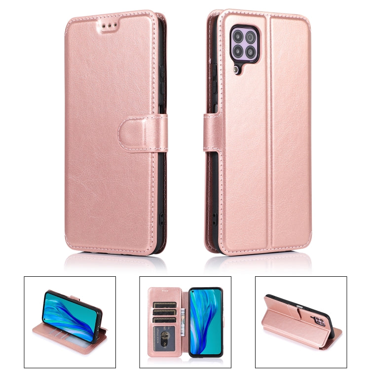 For Huawei P40 Lite Calf Texture Magnetic Buckle Horizontal Flip Leather Case with Holder & Card Slots & Wallet & Photo Frame