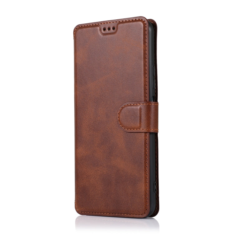 For Huawei Honor V30 Calf Texture Magnetic Buckle Horizontal Flip Leather Case with Holder & Card Slots & Wallet & Photo Frame