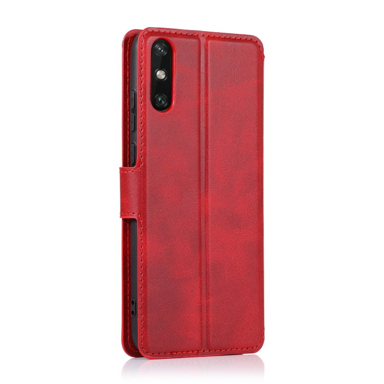 For Huawei Enjoy 10e Calf Texture Magnetic Buckle Horizontal Flip Leather Case with Holder & Card Slots & Wallet & Photo Frame