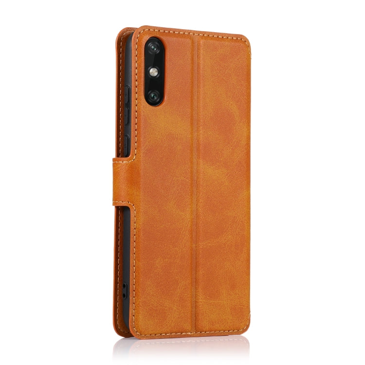 For Huawei Enjoy 10e Calf Texture Magnetic Buckle Horizontal Flip Leather Case with Holder & Card Slots & Wallet & Photo Frame