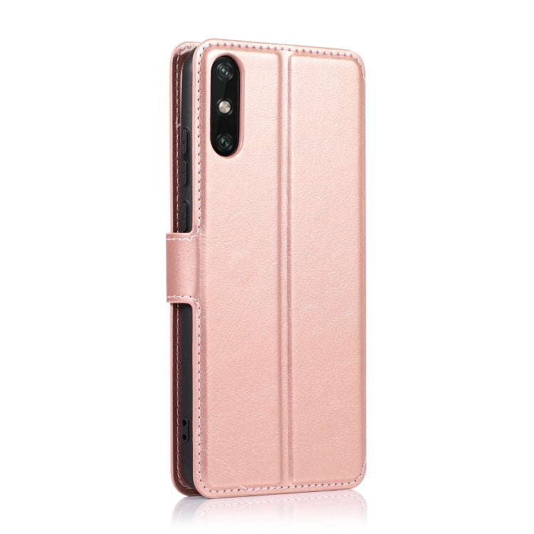 For Huawei Enjoy 10e Calf Texture Magnetic Buckle Horizontal Flip Leather Case with Holder & Card Slots & Wallet & Photo Frame