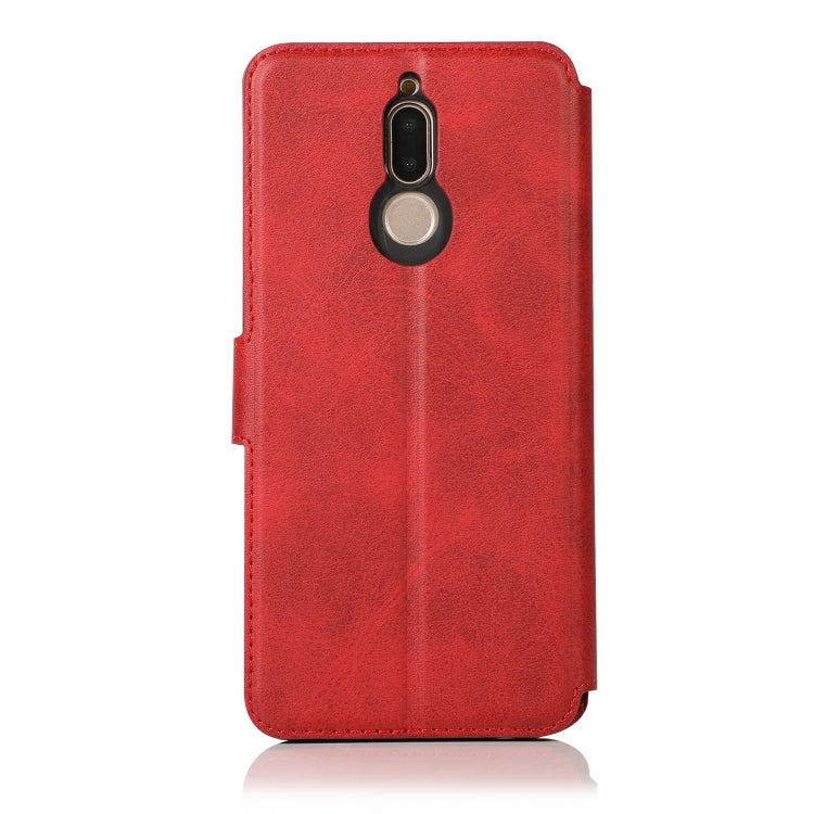 For Huawei Mate 10 Lite / Maimang 6 Calf Texture Magnetic Buckle Horizontal Flip Leather Case with Holder & Card Slots & Wallet & Photo Frame